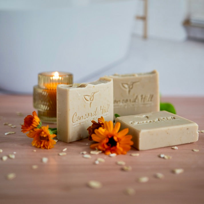 Honey Oatmeal & Calendula Handcrafted Soap